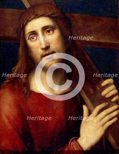 Christ Carrying the Cross, ca 1500-1510. Creator: Francia, Francesco (1450-1517).