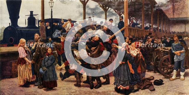 'Off to the War', 1880, (1965). Creator: Konstantin Savitsky.