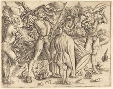 Four Soldiers, c. 1500. Creator: Master MZ.