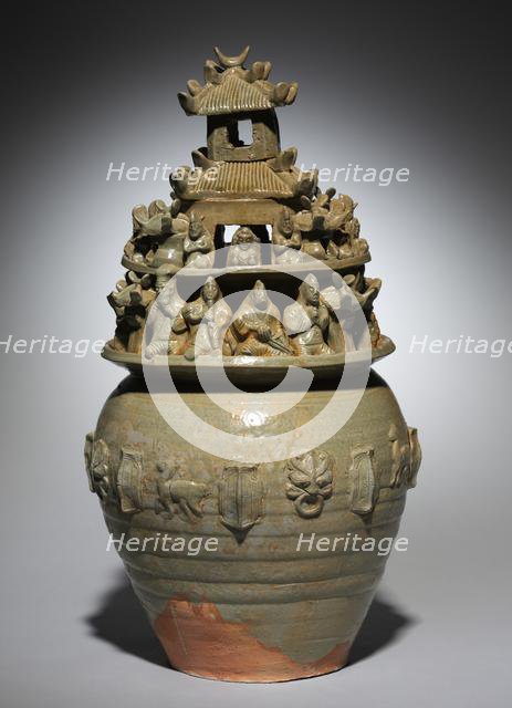 Funerary Urn (Hunping), late 200s. Creator: Unknown.