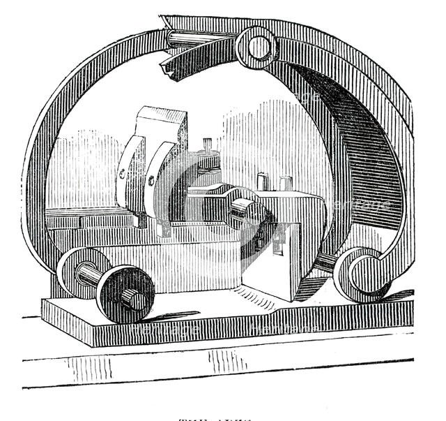 The Great Exhibition Building in Hyde Park - the Adze, 1850. Creator: Unknown.