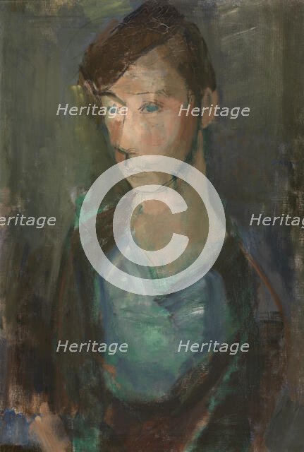 Woman with Toque, 1934. Creator: Hippolyte Daeye.