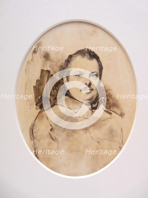 Portrait of Honoré de Balzac (1799-1850), c. 1829. Creator: Devéria, Achille (1800-1857).