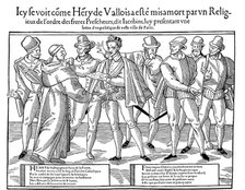 Assassination of Henry III, King of France, 1589 (1589-1590). Artist: Unknown