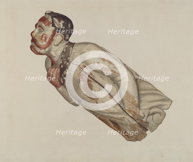 Figurehead, c. 1937. Creator: Alfred Denghausen.