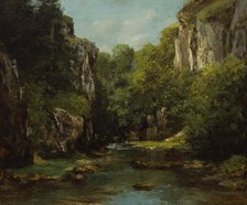 The Stream of the Black Well, 1872-1877. Creator: Gustave Courbet.