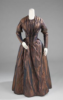 Afternoon dress, American, ca. 1845. Creator: Unknown.