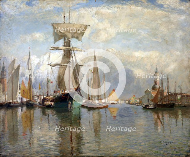 Shipping, Venice, c1913. Creator: David Murray.