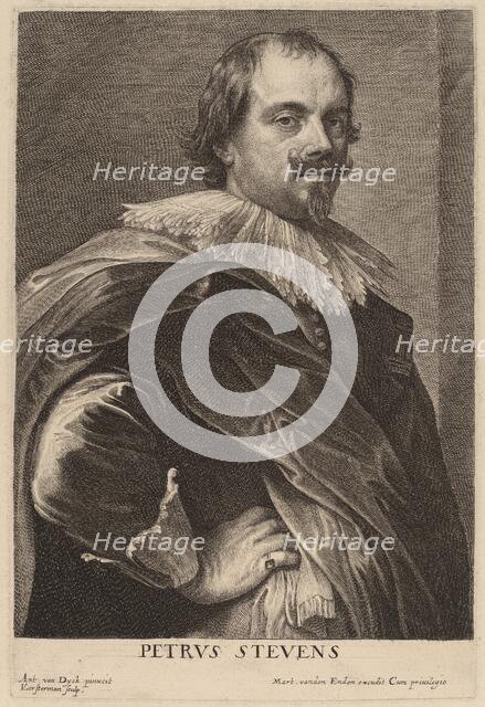 Petrus Stevens, probably 1626/1641. Creator: Lucas Vorsterman.