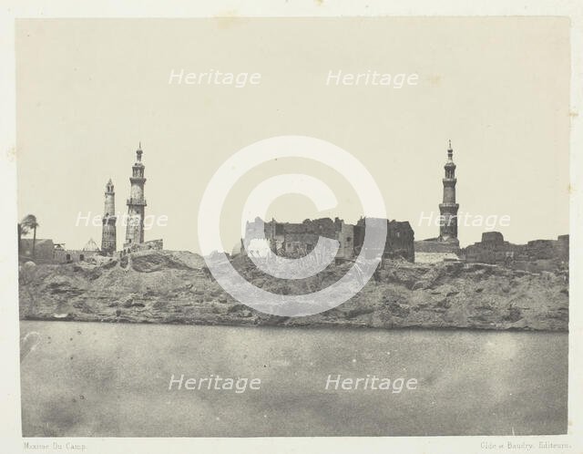 Vue Générale, Girgeh, Haute-Egypte, 1849/51, printed 1852. Creator: Maxime du Camp.