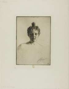 Mrs. Runeberg, 1900. Creator: Anders Leonard Zorn.