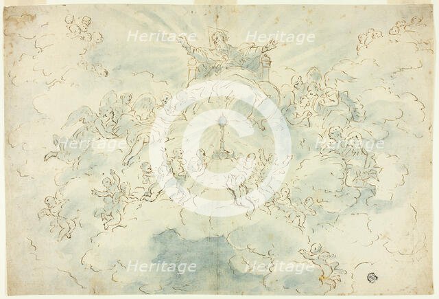 Adoration of the Host, n.d. Creator: Luigi Garzi.