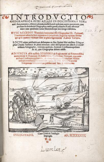 Surveying, 1533. Creator: Unknown.