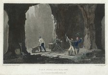 Rock Salt: Miners at work in salt mine near Cracow, Poland, c1820. Artist: Unknown