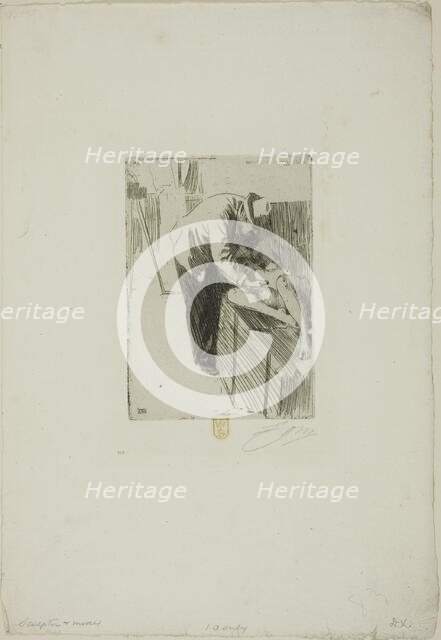 Per Hasselberg, 1891. Creator: Anders Leonard Zorn.