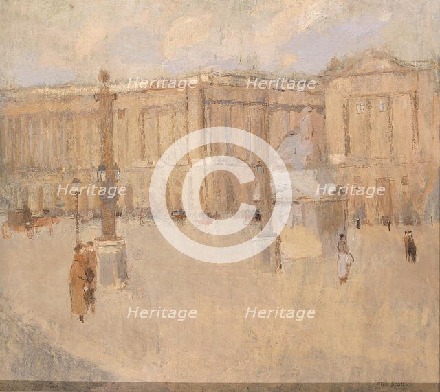 Place de la Concorde no. I, n.d. Creator: Frank Edwin Scott.