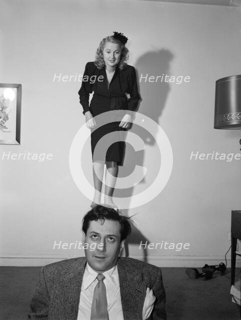 Portrait of Joan Brooks and Duke Niles, New York, N.Y., ca. Apr. 1947. Creator: William Paul Gottlieb.