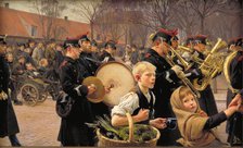Changing of the Guard, 1888. Creator: Erik Henningsen.