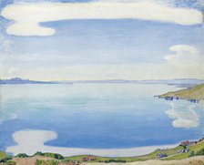 Lake Geneva seen from Chexbres, 1904. Artist: Hodler, Ferdinand (1853-1918)