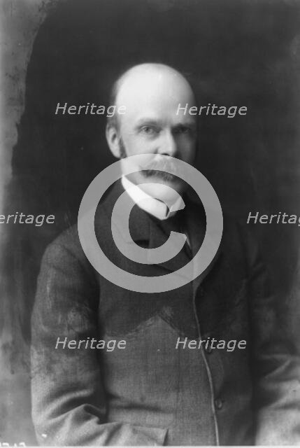 Joseph Coerten Hornblower, half-length portrait, facing right, between 1890 and 1908. Creator: Frances Benjamin Johnston.