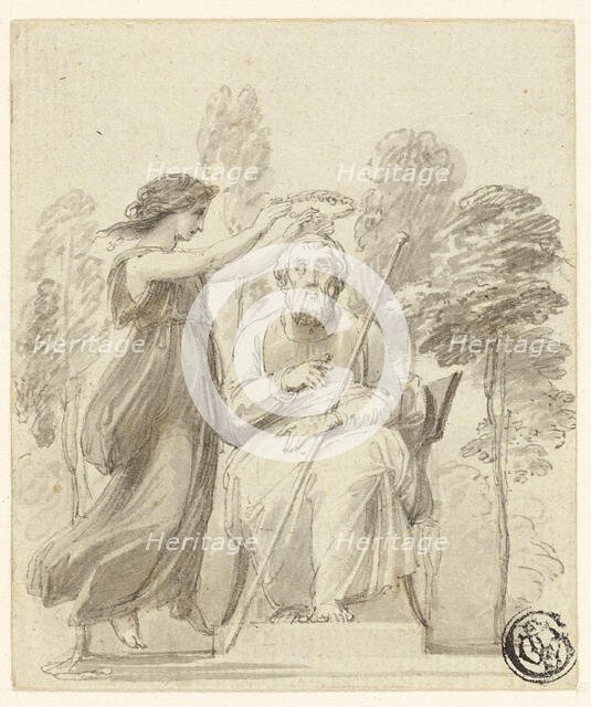 Crowning Homer, n.d. Creator: Thomas Stothard.