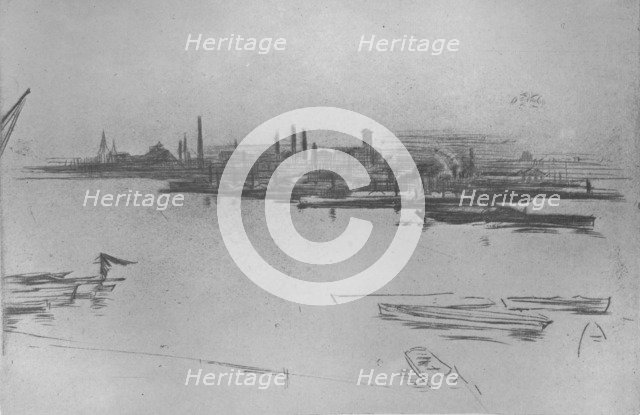 'Battersea, Dawn', 1877, (1904). Artist: James Abbott McNeill Whistler.