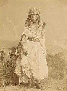 Woman smoking, about 1865-1885. Creator: Unknown.