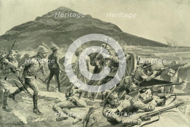 "No Surrender!" The Defence of Fort Italia on September 26, 1901', 1902. Creator: Richard Caton Woodville II.