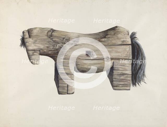 Horse, 1935/1942. Creator: Einar Heiberg.