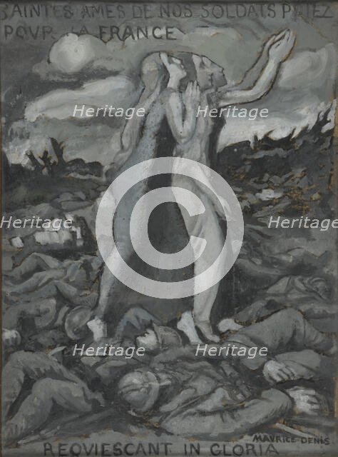 Pour la France, ca 1918-1919. Creator: Denis, Maurice (1870-1943).