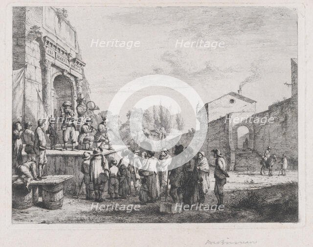 The Little Charlatans, 1773. Creator: Jean-Jacques de Boissieu.