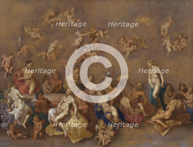 The Feast of the Gods, 1600s. Creator: Poelenburgh, Cornelis, van (1594/95-1667).
