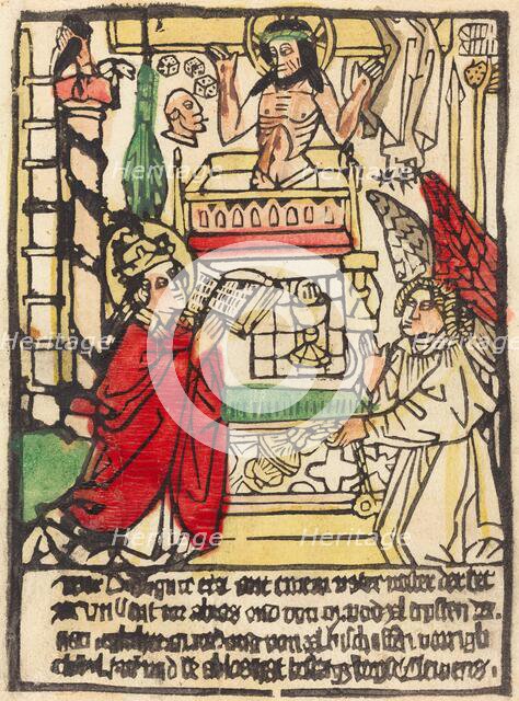 The Mass of Saint Gregory, c. 1470. Creator: Unknown.