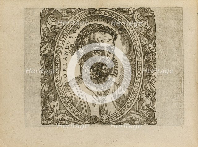 Portrait of the composer Roland de Lassus (1532-1594), 1560. Artist: Anonymous  