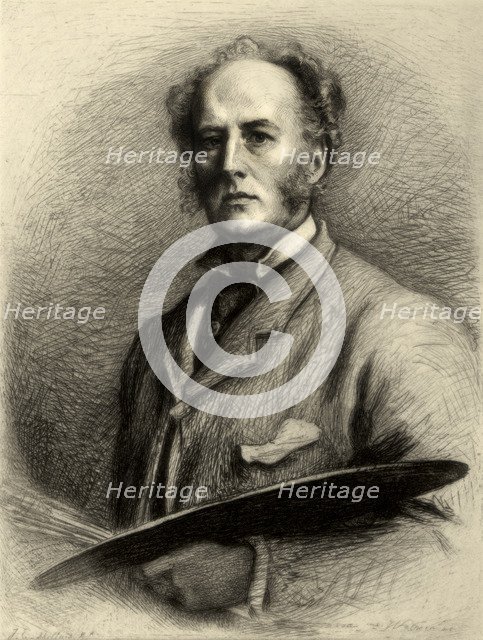 John Everett Millais, British artist, c1880-1882.Artist: Charles Waltner