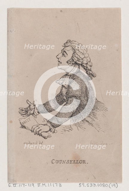 Counsellor, 1808., 1808. Creator: Thomas Rowlandson.