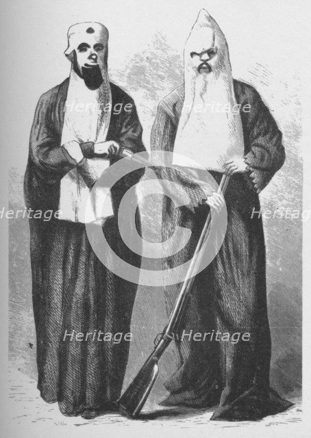 'Driven to desperate measures by the ruthlessness of Northern domination, the white Southerners eage Artist: Unknown.