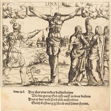 Christ is Pierced with the Lance, 1547. Creator: Augustin Hirschvogel.