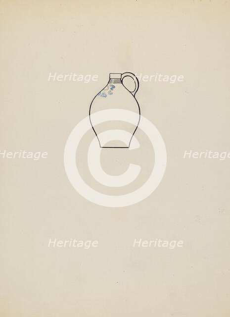 Jug, c. 1937. Creator: Charles Caseau.