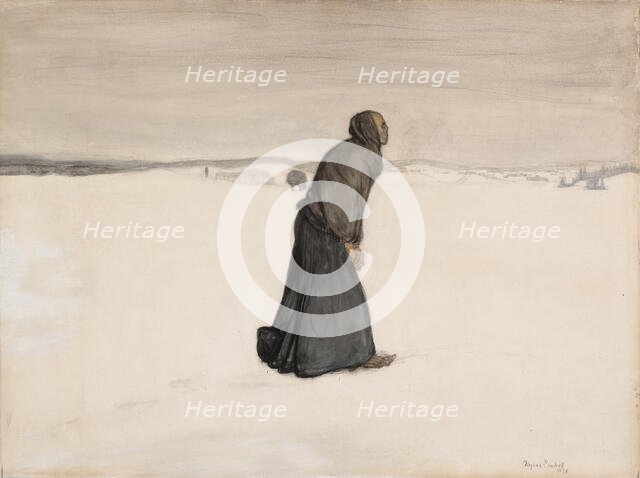 Death´s Walk, 1896. Creator: Magnus Enckell.