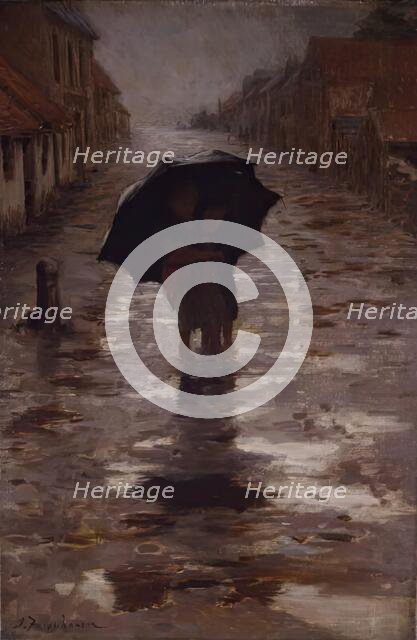 A Wet Day, c1900s. Creator: Joseph Farquharson.