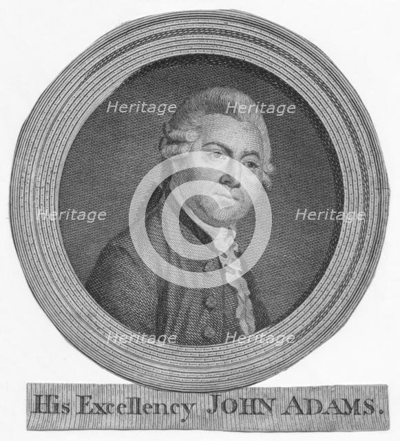 'His Excellency John Adams', c1783. Creator: Unknown.