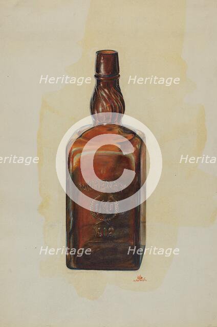 McHenry Bottle, c. 1938. Creator: Ralph Atkinson.