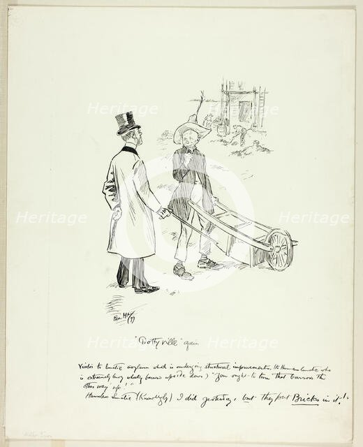 Dottyville Again, 1899. Creator: Philip William May.