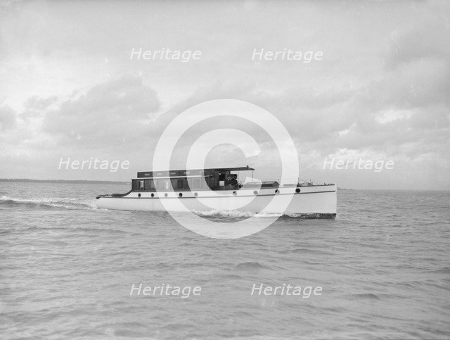 Cabin cruiser D.G.S.P., 1913. Creator: Kirk & Sons of Cowes.