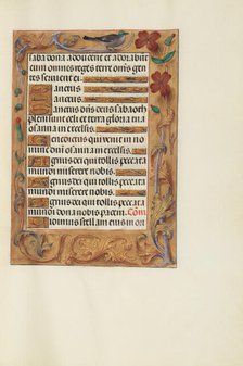 Decorated Text Page; Spinola Hours, about 1510-1520. Creator: Unknown.