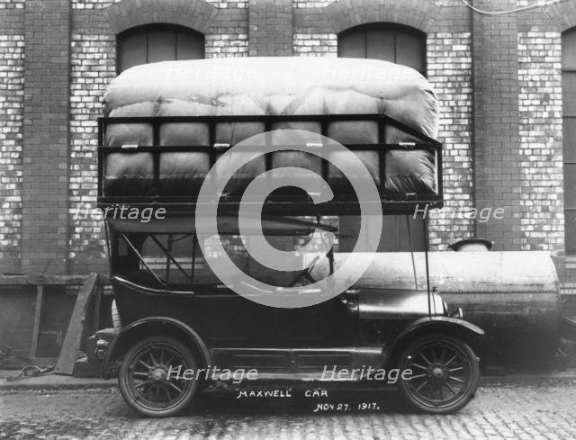 1917 Maxwell with gas bag conversion. Creator: Unknown.