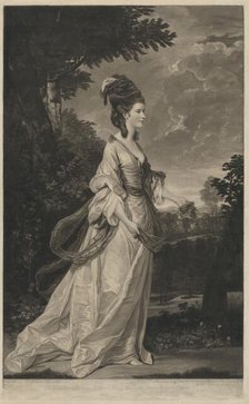 Jane (Fleming), Countess of Harrington, 1780. Creator: Valentine Green.