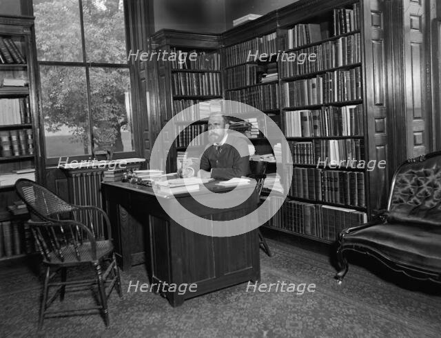 The Librarian, U.S. Naval Academy, between 1890 and 1901. Creator: Unknown.