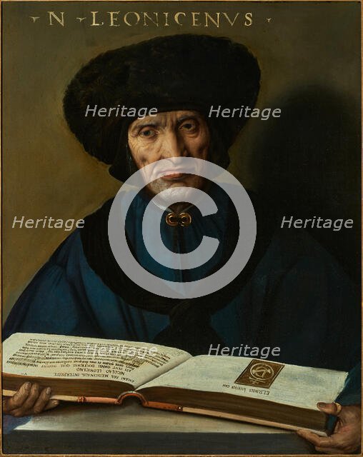 Portrait of Niccolò Leoniceno (1428-1524), 1521. Creator: Dossi, Dosso (ca. 1486-1542).